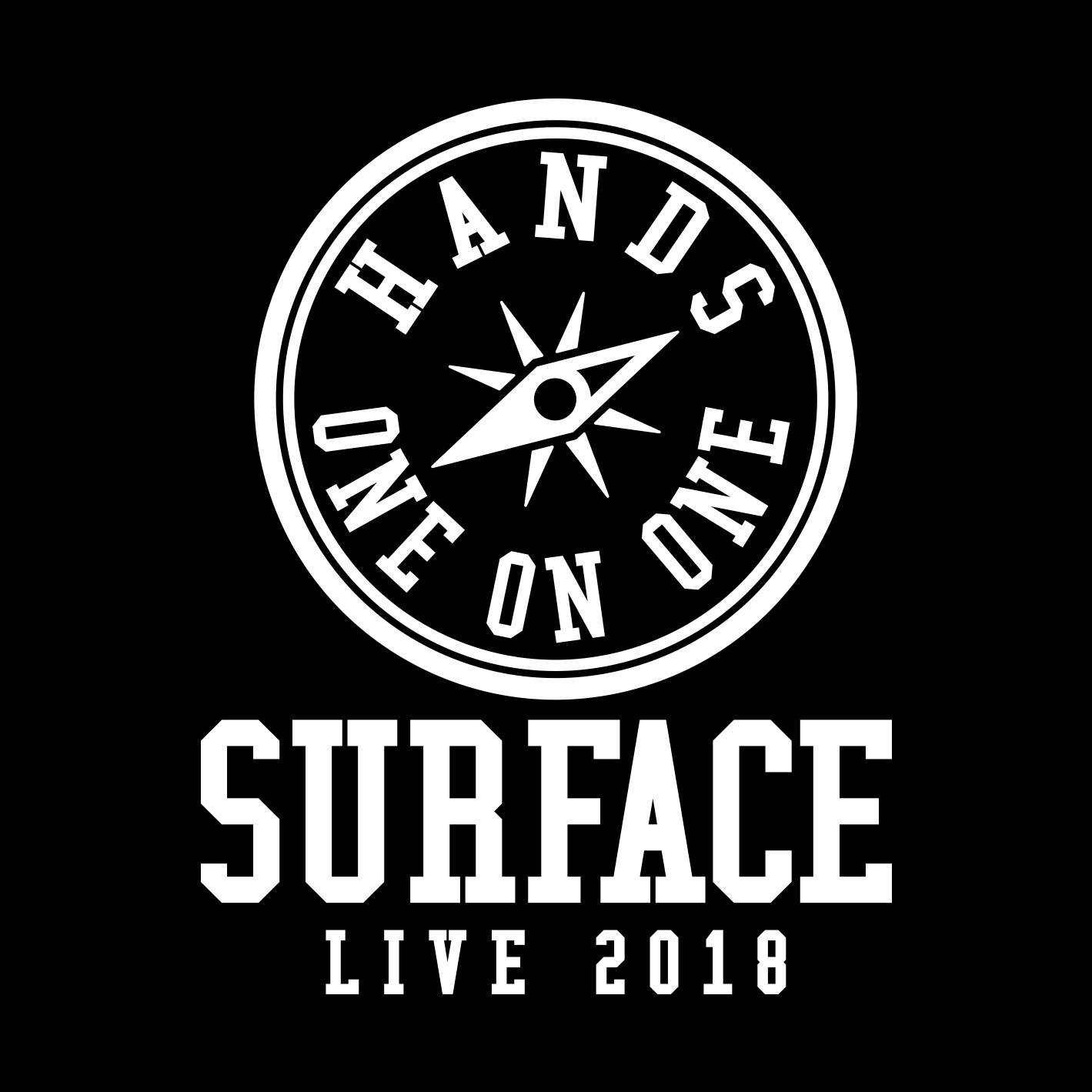 SURFACE LIVE 2018「HANDS～one on one～」LOGO